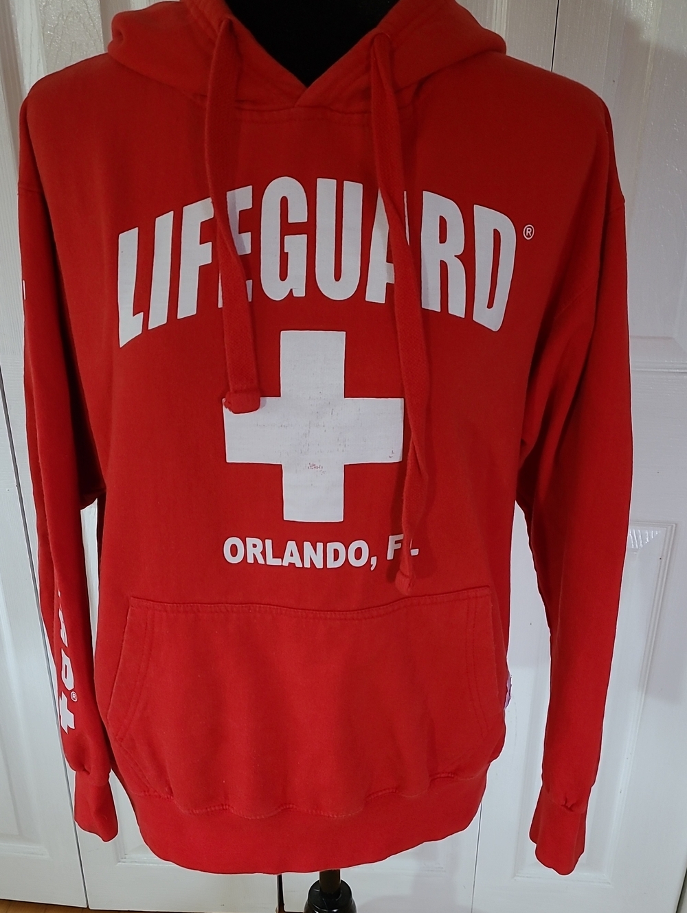 LIFEGUARD Orlando Red Hooded Sweatshirt